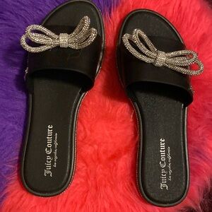 Juicy couture, bowtie sandals